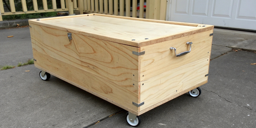 Мобильный ящик на колёсиках для хранения игрушек, белья или инструментов